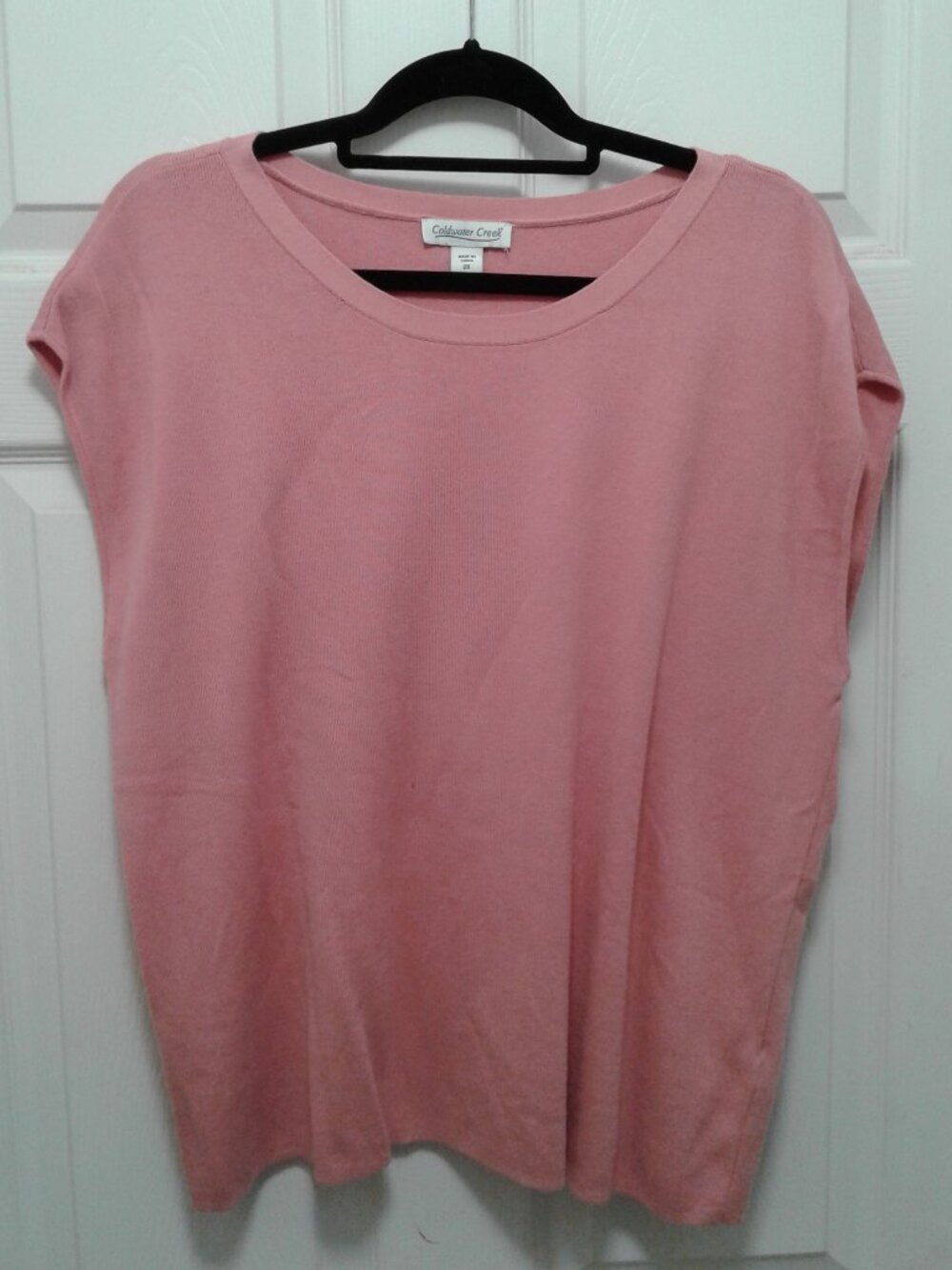 Coldwater Creek Pink Sleeveless Top  Size 2X